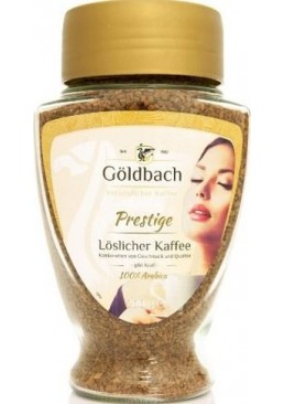Кофе растворимый Goldbach Prestige в стеклянной банке, 200 г
